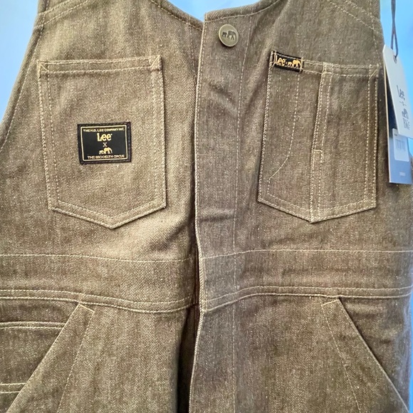 Lee x Brooklyn Circus Whizet Overalls Brown Selvage - Picture 4 of 8